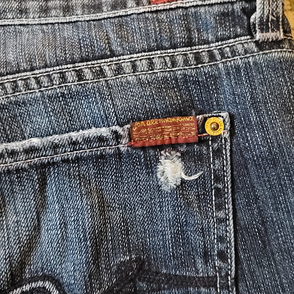 3 pairs for 7 for mankind jeans sizes- one is 29 other two  are 30!!! - Picture 6 of 16